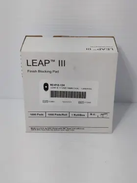 1712nr 3m Leap Iii Finish Block Pads Optical Lab Model 1000 Pads/roll 18mm Oval