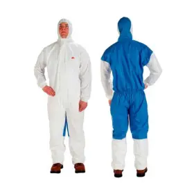 4535-4xl 3m Protective Coverall 4xl Blue/white Sms 4046719402021