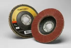 7100104940 3m Cubitron Ii Flap Disc 969f 60 T27 4-1/2 In X 7/8 Pack Of 10