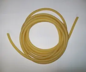 Aba 632806078305 6 Feet 3/8 Id X1/16 W X 1/2 Od Surgical Latex Rubber Tubing Amber