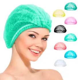 Bmc21 Abc Pack & Supply Disposable Mob Cap 21 Inches. Of 100 Polypropylene Teal B