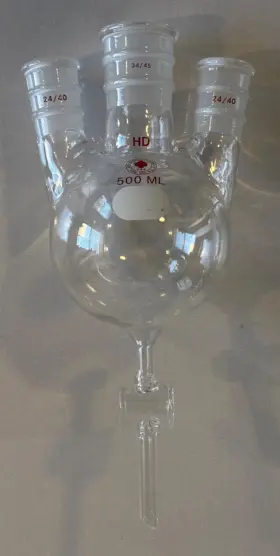 7011-247 Ace Separator Three Neck Flask Heavy Wall 500 Ml - New Other
