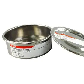 02037287 Adamas-beta Test Sieve Pan And Lid For Chrome Plating Steel Frame 10cm/4 Inch