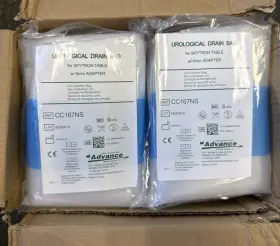 Cc167ns Advance Medical Designs 10-pack Urological Drain Bags For Skytron Table 6mm