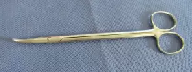 Bc636r Aesculap Thorek Scissors Heavy Curved 7 Inch Blunt / Stainless Steel