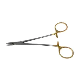 Bm013r Aesculap Ref Mayo Hegar Needle Holder 6 Inch Tungsten Carbide Tc Gold Handle