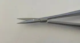 Fd100r Aesculap Micro Scissors Straight Sharp 5 3/4 Inch #3