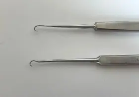 Km-48-158 Aesculap Ff321r Lot Of 2 Frazier Hook Kmedic Km 48-158 #3