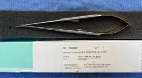 Fm566r Aesculap Dia Dust Micro Needle Holder Rd Hdl 210mm New In Box Never Used