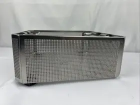 Jf114r Aesculap Sterilization Tray Basket 9-13/16 Inch X 9-5/8 4-1/8 Finger Mat #3