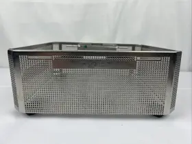 Jf114r Aesculap Sterilization Tray Basket 9-13/16 Inch X 9-5/8 4-1/8 Finger Mat