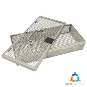 Jf159r Aesculap Perforated Basket With Lid 10x5x1