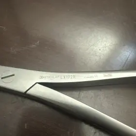 Lx172r Aesculap Wire Holding Forceps 7 1/2 Inch #2