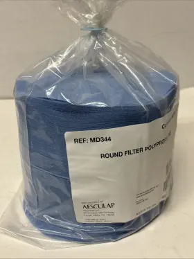 Md344 Aesculap 500 Pcs Round Polypropylene Filter New Exp 2027 Qty Pack