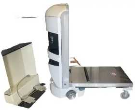 293091a Aethon Tug Exchange Autonomous Mobile Robot Hospital Supply Cart