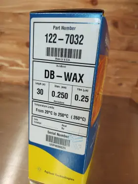 122-7032 Agilent Db-wax 30 M 0.25 Mm #2