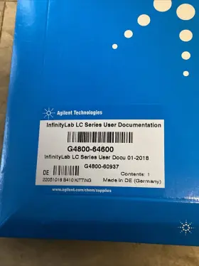 G4800-60937 Agilent G4800-64600 Infinitylab Lc Series User Documentation 2018 #2