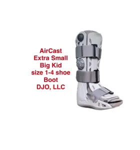 241010-bb Aircast Softstrike Walking Boot Extra Small Fits Boy Shoe Size 1-4