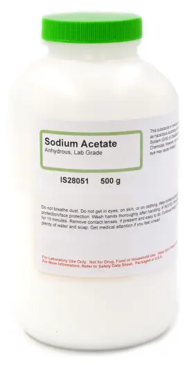 Is28051 Aldon Lab-grade Anhydrous Sodium Acetate 500g - The Curated Chemical Collection