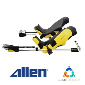 102001 Allen Medical Yellofins Stirrups Left And Right With Reusable Pads Cart