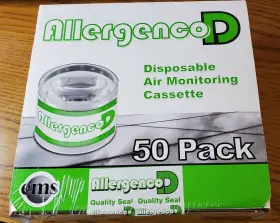 120515 Allergenco-d Disposable Iaq Air Monitoring Cassettes Set Of 3 Boxes