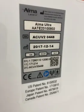 Aate23100802 Alma 2018 Vshape Ultra V Shape Rf Skin Tightening Cellulite Contouring W 4 Hp S #3