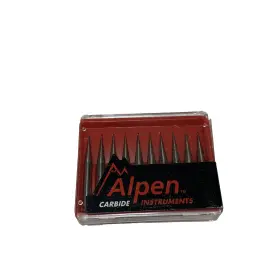 R2001 Alpen R2001/4 Carbide Burs Instruments #1/4 Ra Round 10 Pack Mfg # Usa