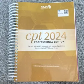 Ep054124 Ama Cpt 2024 Professional Edition Spiral Bound Medical Codebook