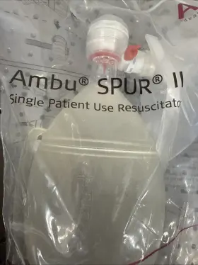 521611010 Ambu Bag Spur Ii Adult Resuscitator Mask And Oxygen Reservoir #2