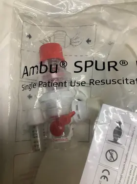 523611031 Ambu Spur Ii Single Patient Use T Resuscitator Mask