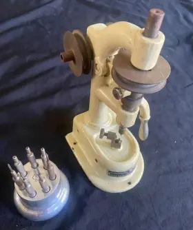 M930 American Optical Vintage Lens Drilling Machine Tool Set Lot Model