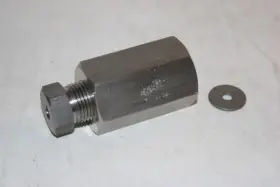 45-7371 Aminco Scientific Instruments High Pressure Ss Fitting 60000 Psi .26 Inch Tube Od Autoclave