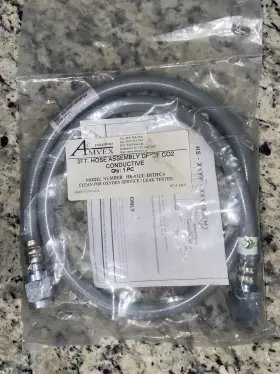 Hs-03uc-dfdfc4 Amvex Carbon Dioxide Hose 3ft Long