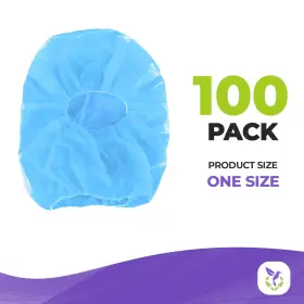 Amz Medical Supply 993933105156 Disposable Hood Caps One Size Pack Of 100 Blue Polypropyl #2