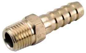 717001-0606 Anderson Metals Corp 10 Pack Barb Insert Lead-free Brass 3/8 Hose Id X 1/2- Inch Mpt