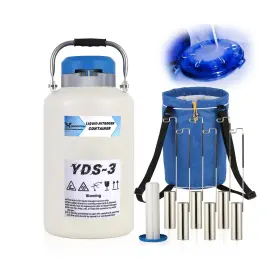 Apexscnview 768561636853 3l Liquid Nitrogen Tank Aluminum Alloy Cryogenic Container