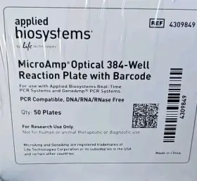 4309849 Applied Biosystems Microamp Optical 384-well Reaction Plate With Barcode #3
