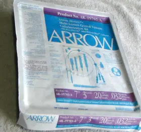 Ak-257-03-a Arrowgard Multi-lumen Central Venous Catherization Kit Arrow-howes Blue Exp 2005 Ak-257-03-a Arrowgard Multi-lumen Central Venous Catherization Kit Arrow-howes Blue Exp 2005