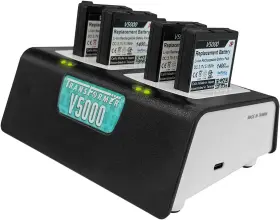 230-02150 Artisan Battery Charger For Vocera Smartbadge V5000 Power 4-bay Type C Supply