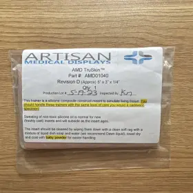 Amd01040 Artisan Medical Displays Amd Truskin Silicone Tissue Insert 5 Inch X3 X1/4