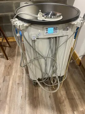 Amc-25cf-usaf Aseptico Amc-25cf Mobile Dental Cart # Perfect Condition
