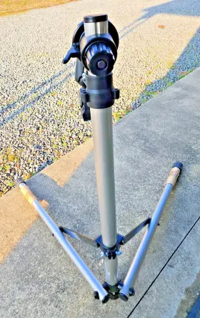Aru-06bs Aseptico Nomad Extendible Tripod With Bag