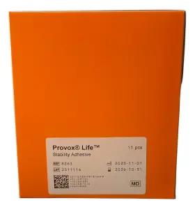 8263 Atos Medical New Provox Life Stability Adhesive Ref Box 15 Pcs Exp 10/26