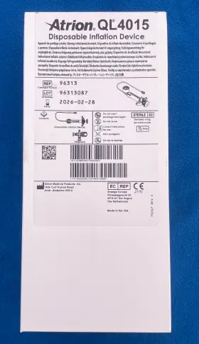 Ql4015 Atrion Medical Inflation Device - Model New In Package