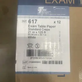 18-1004 Avalon Paper Exam Table Premium White Crepe 21 In X 125 Ft 12 Rolls #2
