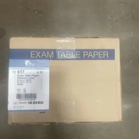 18-1004 Avalon Paper Exam Table Premium White Crepe 21 In X 125 Ft 12 Rolls