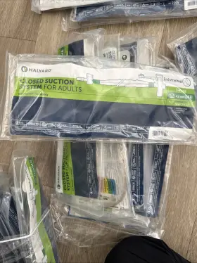 2270135 Avanos Brand New Lot Of 22 Ballard Closed Suction System For Adults Ref 220135
