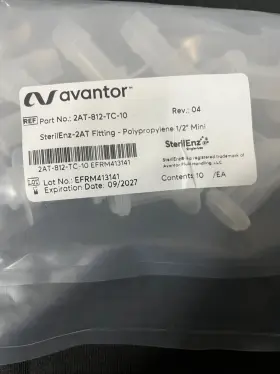 2at-812-tc-10 Avantor Sterilenz-2/at Fitting - Pp 1/2 Inch Mini 10/pk