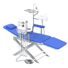 117009002c Azdent Portable Dental Delivery Unit Air Compressor Treatment Suction /mobile Chair