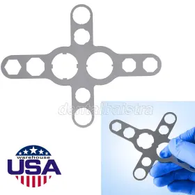 123050001 Azdent Dental Implant Motor And High Speed Handpiece Back Covers Cap Wrench